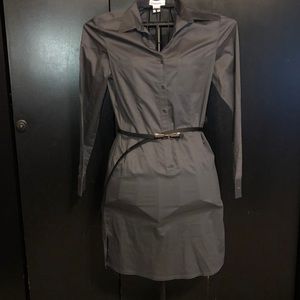 Calvin Klein  Charcoal Button down Dress
